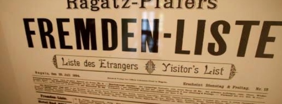 SG, Visitor's List, Erscheinung 2x wöchentlich, 1894, Ragatz-Pfäfers, Bad Ragaz