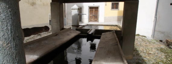 GR, Lavatoio pubblico, eretto 1843, Castasegna, Bregaglia