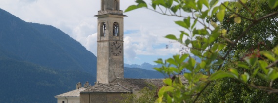 GR, Chiesa San Lorenzo, costr. 1354, 1506, Soglio, Bregaglia